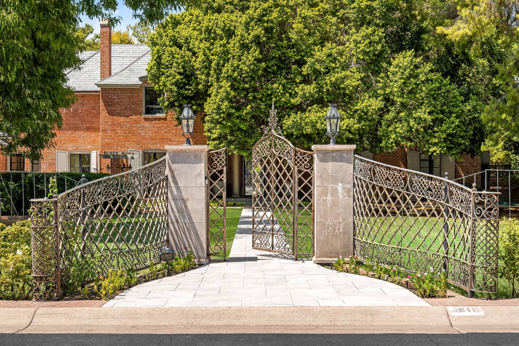 Gated entrance